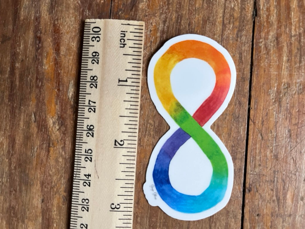 Autism Sticker, 2 x 3 in.