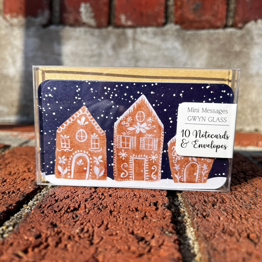 Mini Messages - Gingerbread Houses