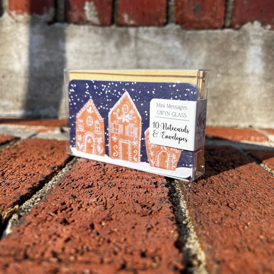 Mini Messages - Gingerbread Houses