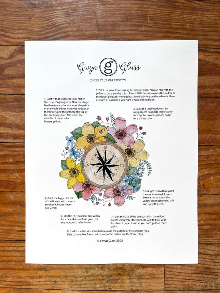 Compass DIY Watercolor Kit