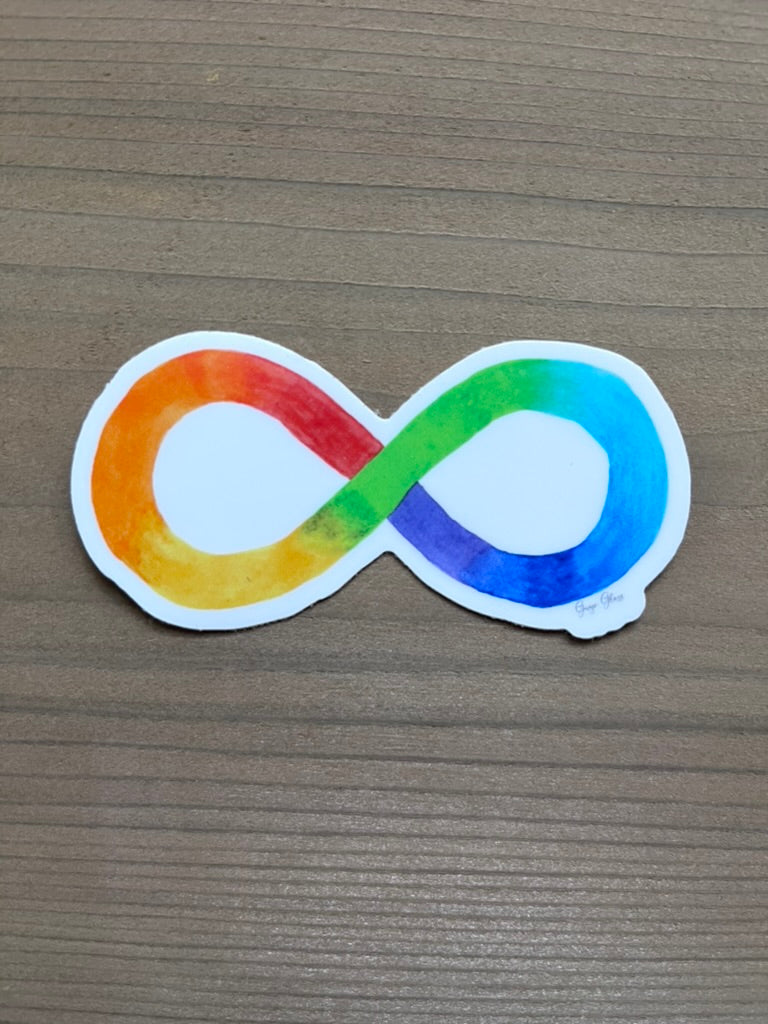 Autism Sticker, 2 x 3 in.