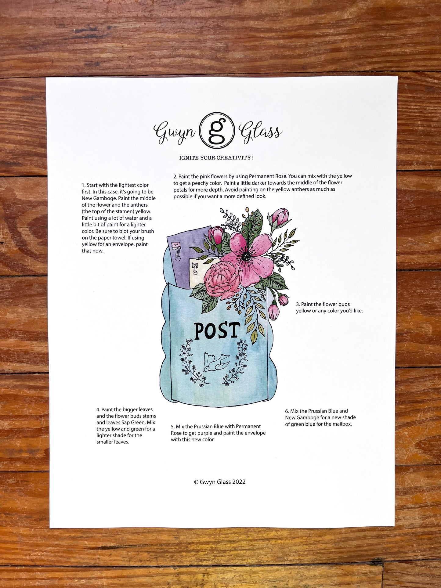 Mailbox DIY Watercolor Kit
