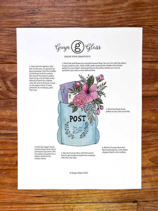 Mailbox DIY Watercolor Kit